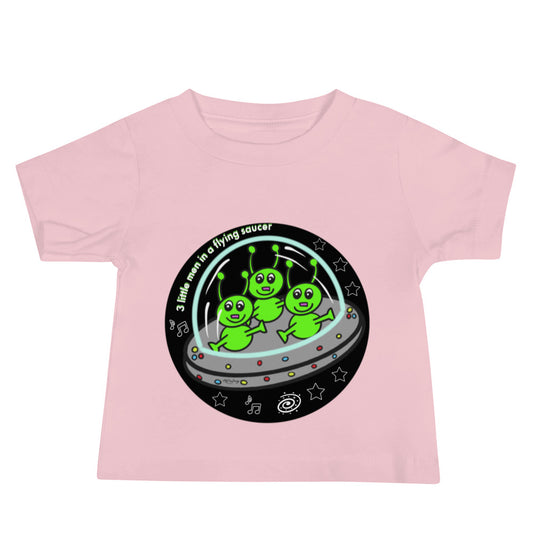 Cute Aliens Baby T-shirt, baby and toddler UFO tees, clothes for girls, boys, gender neutral gifts for baby showers, birthdays, May 4th
