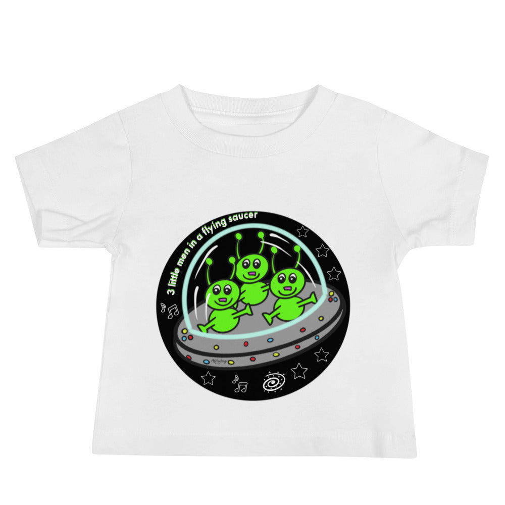 Cute Aliens Baby T-shirt, baby and toddler UFO tees, clothes for girls, boys, gender neutral gifts for baby showers, birthdays, May 4th