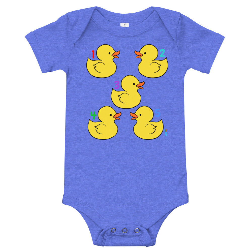 Duck Baby short sleeve one piece | Five Little Ducks Onesie by My VoxSongs