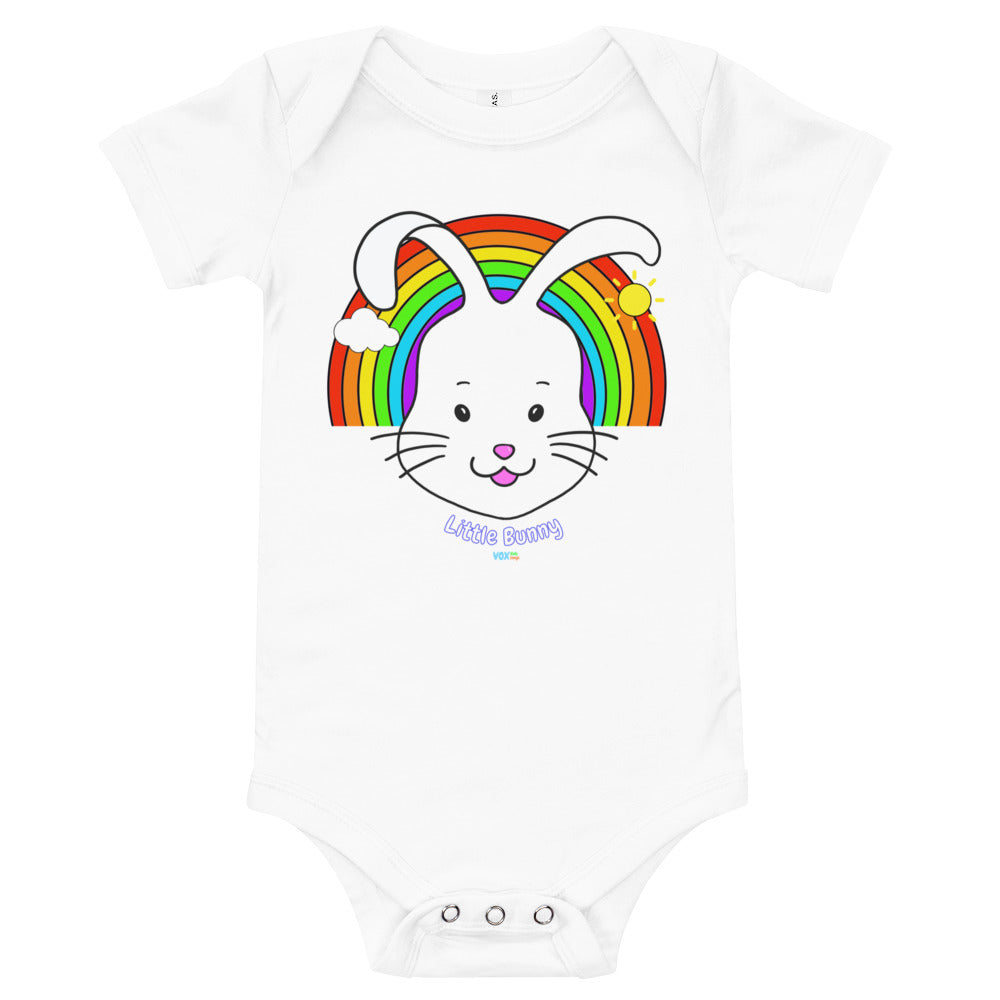 Rainbow One-Piece Onesie | Rainbow Baby | Little Bunny Baby & Toddler Onesies by My VoxSongs