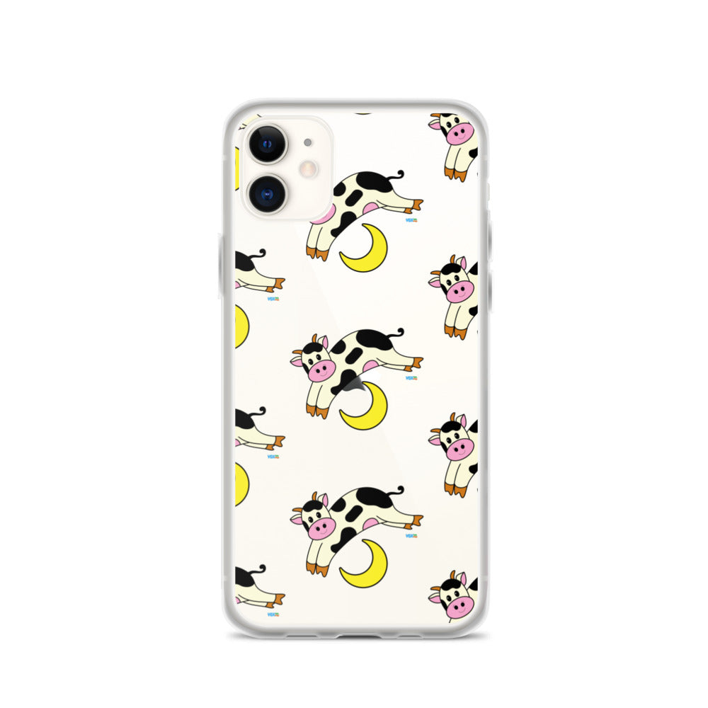Cow Jumped Over The Moon iPhone Case