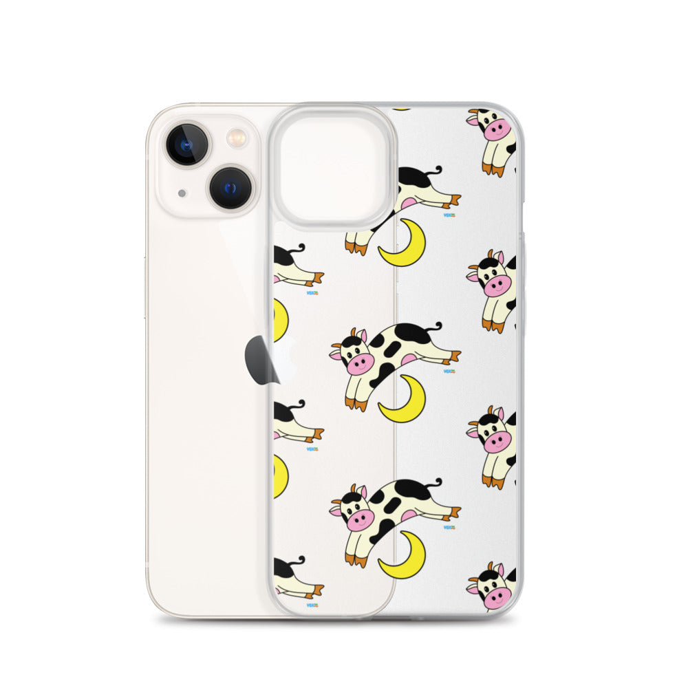 Cow Jumped Over The Moon iPhone Case