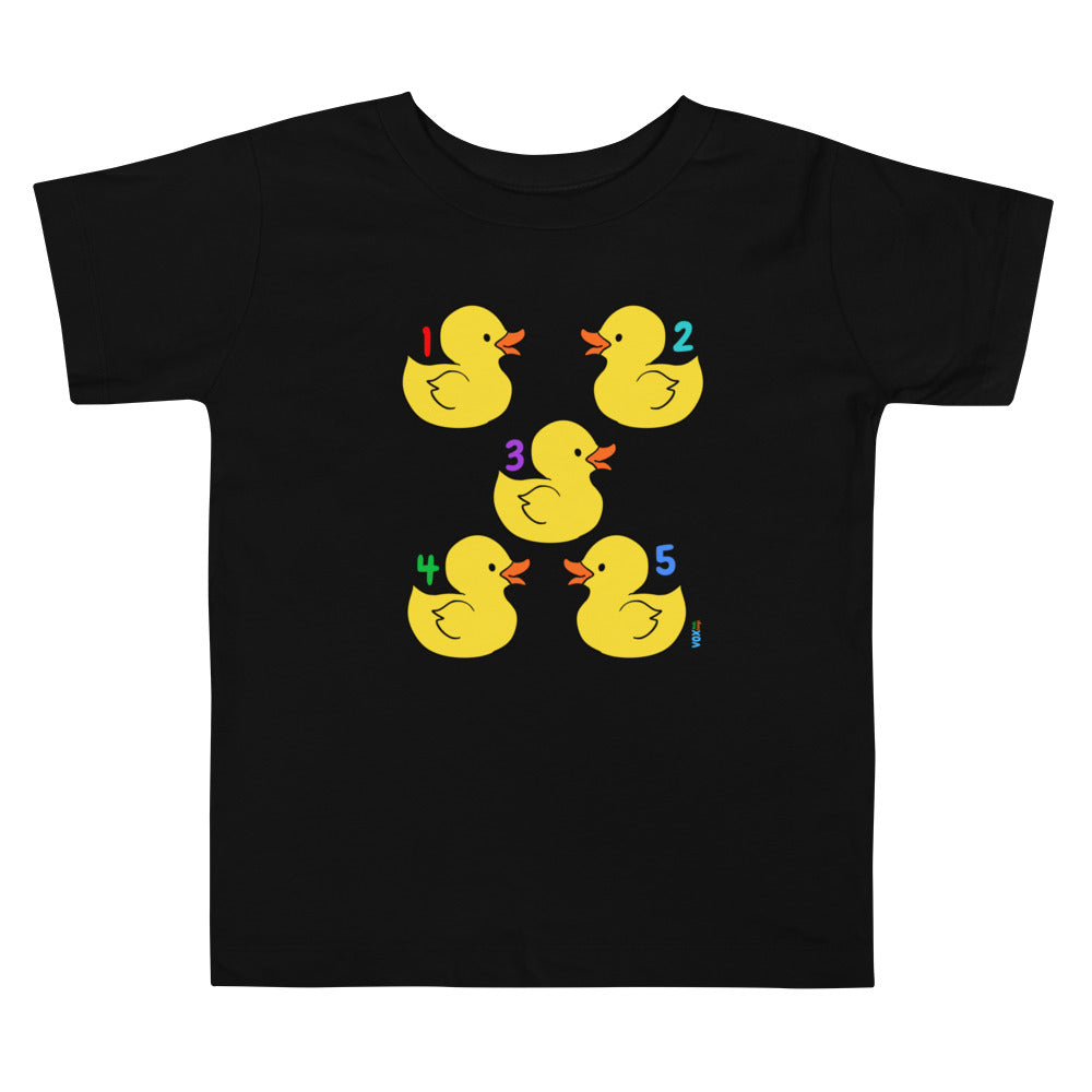 Duck T-Shirt | Five Little Ducts Toddler Short Sleeve Tee