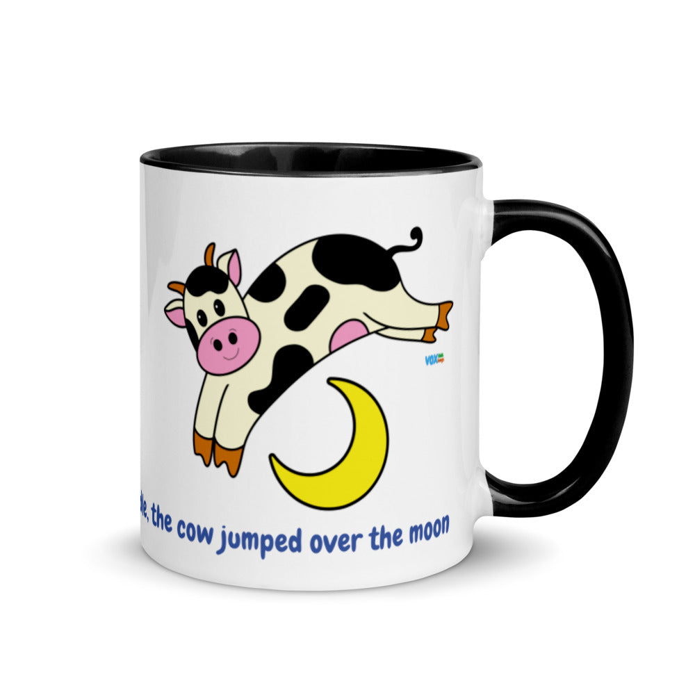 Cow Mug | The Cow Jumped Over The Moon Mug | Nursery Rhymes Mug By My VoxSongs