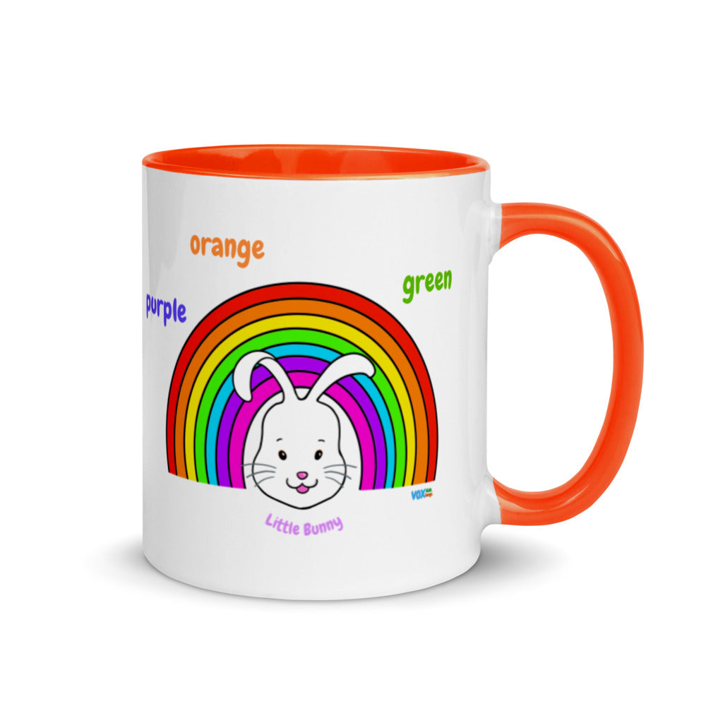 Rainbow Song Mug with Color Inside | LIttle bunny by My VoxSongs